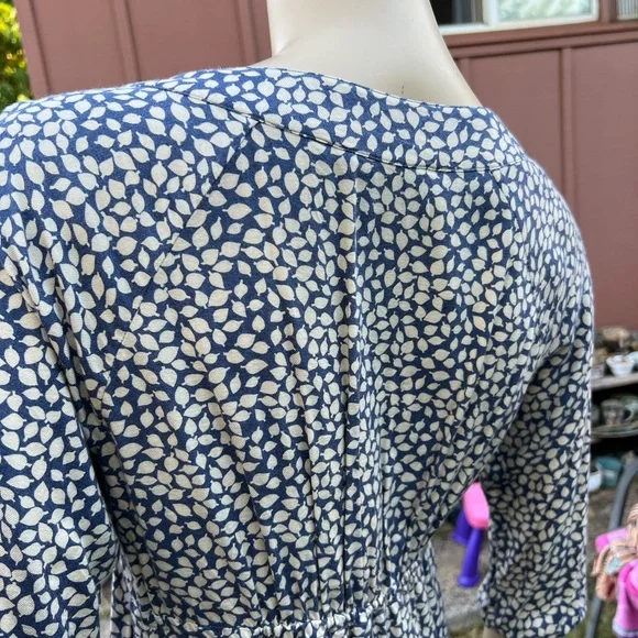 Boden Navy and White Floral Dress - Picture 6 of 11